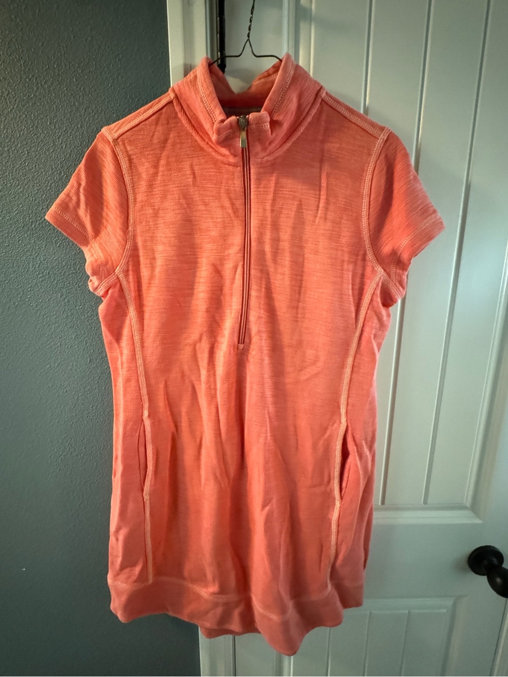 Tommy Bahama Tobago Bay Half-Zip Short Sleeve Dress - SMALL